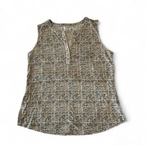Liz Claiborne Sport Geometric Print Tank PS